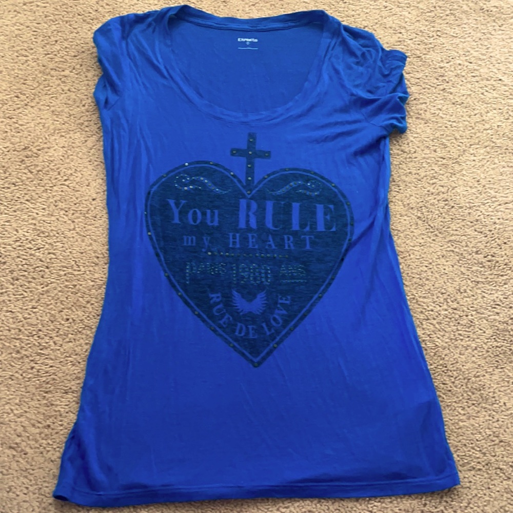 Express “You Rule My Heart” tee